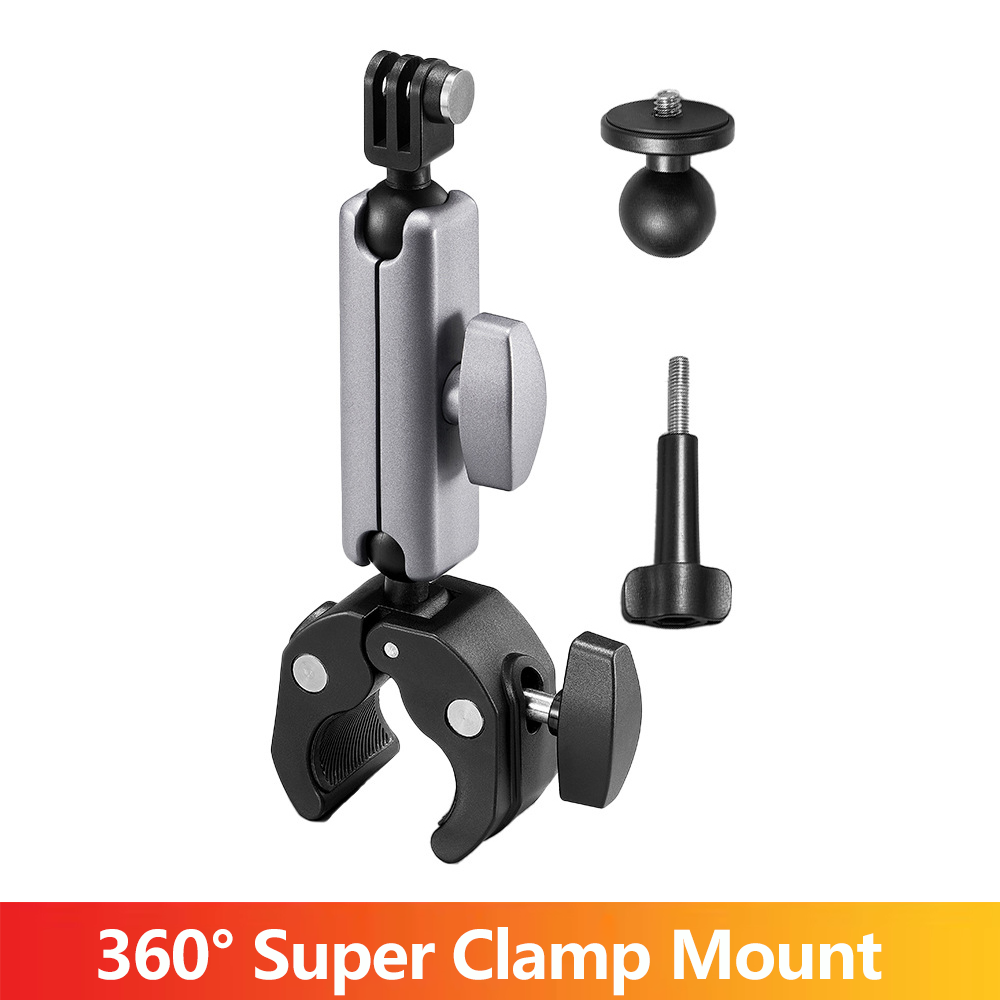 Runcam Camera - Super Clamp Mount 360° Rotatable Aluminum