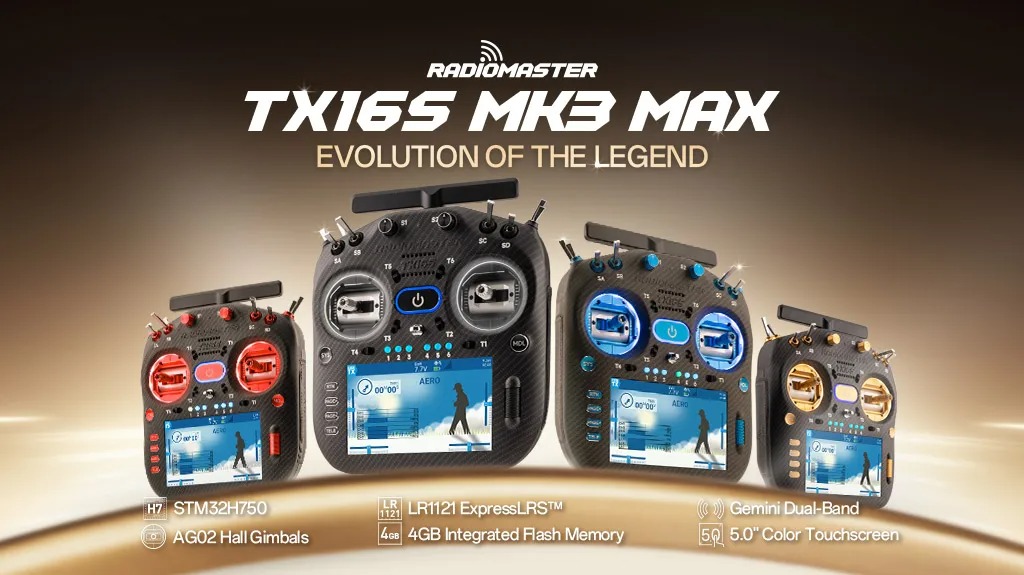 Radio Transmitter 2.4Ghz - Radiomaster TX16S MK3 MAX ELRS -