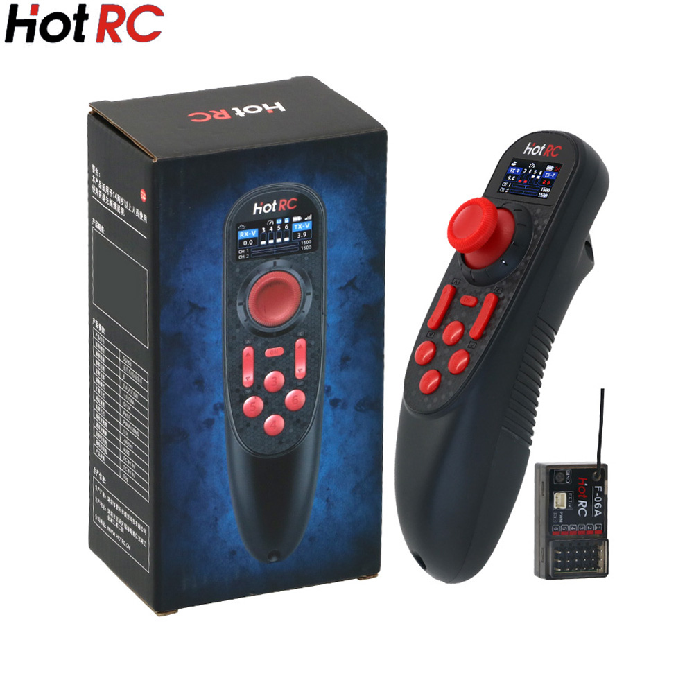 Rc Transmitter - HOTRC DS-650 6CH 2.4G Radio System