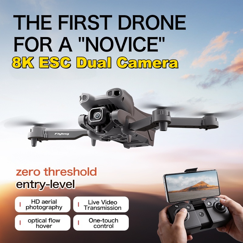Brushed Drone Motor - 8K ESC Dual Camera Drone Optical
