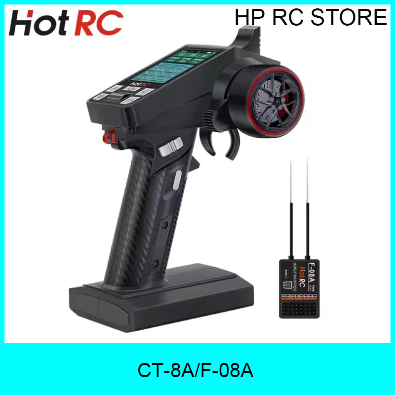 Radio Transmitter 2.4Ghz - HotRC CT-8A 2.4Ghz 8CH FHSS Transmitter