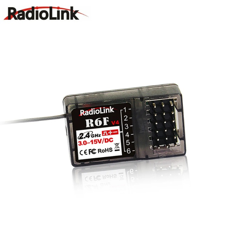Radio Transmitter 2.4Ghz - Radiolink R6F Receiver 6 Channel 2.4GHz