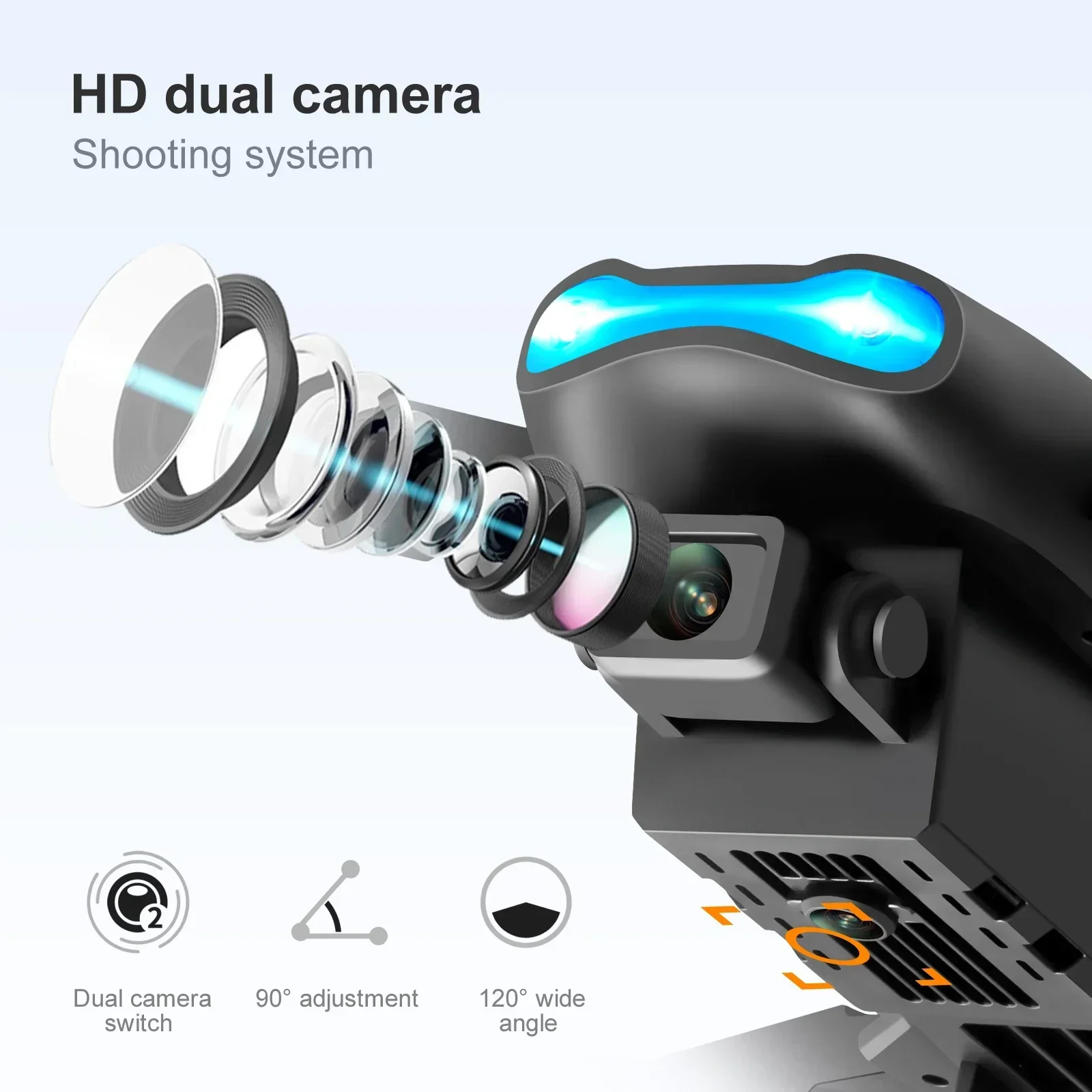 New E99 Pro HD 4K Drone Dual C - Brushed Drone Motor review and price
