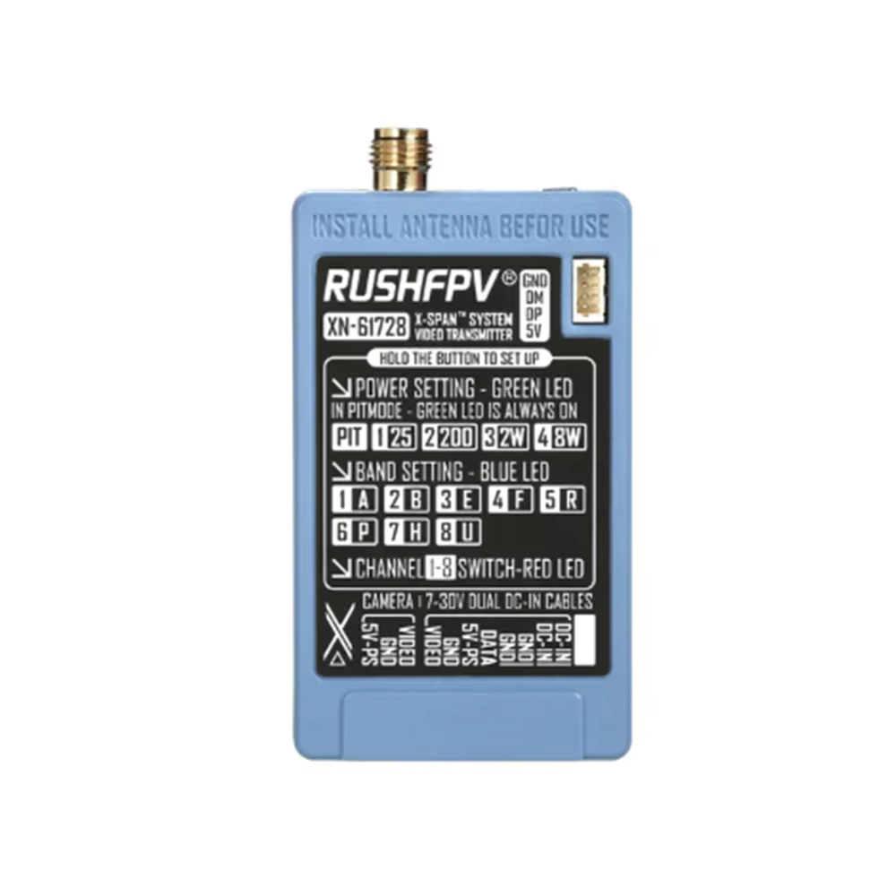 RUSHFPV 6.1‑7.2G 8W X61728 VTX - Rc Transmitter review and price
