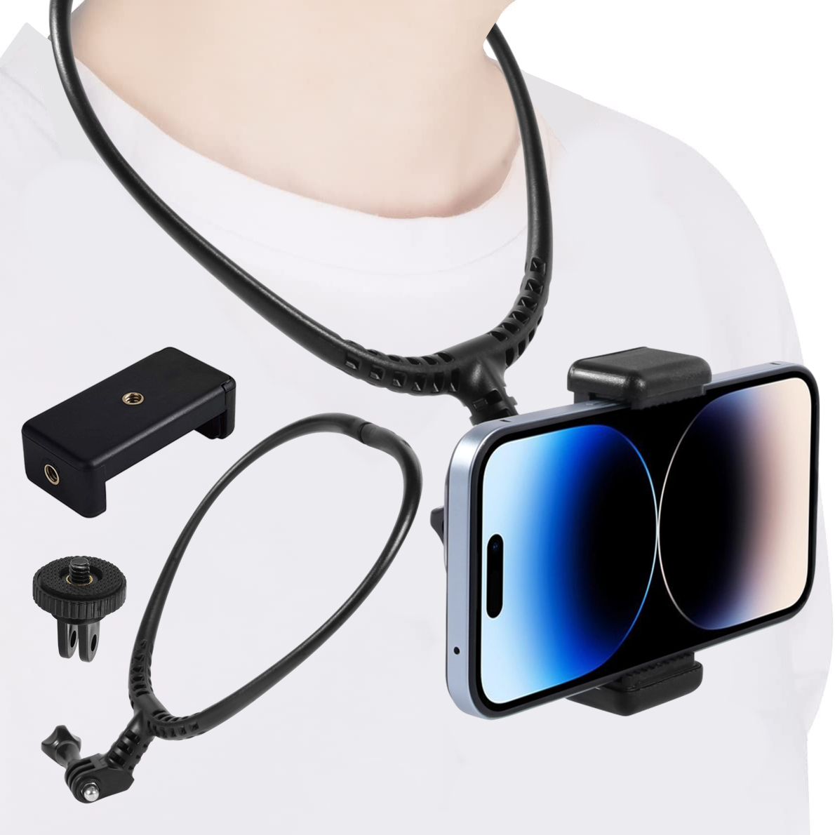 Neck Hold Mount for Phone GoPr - Runcam Camera review and price