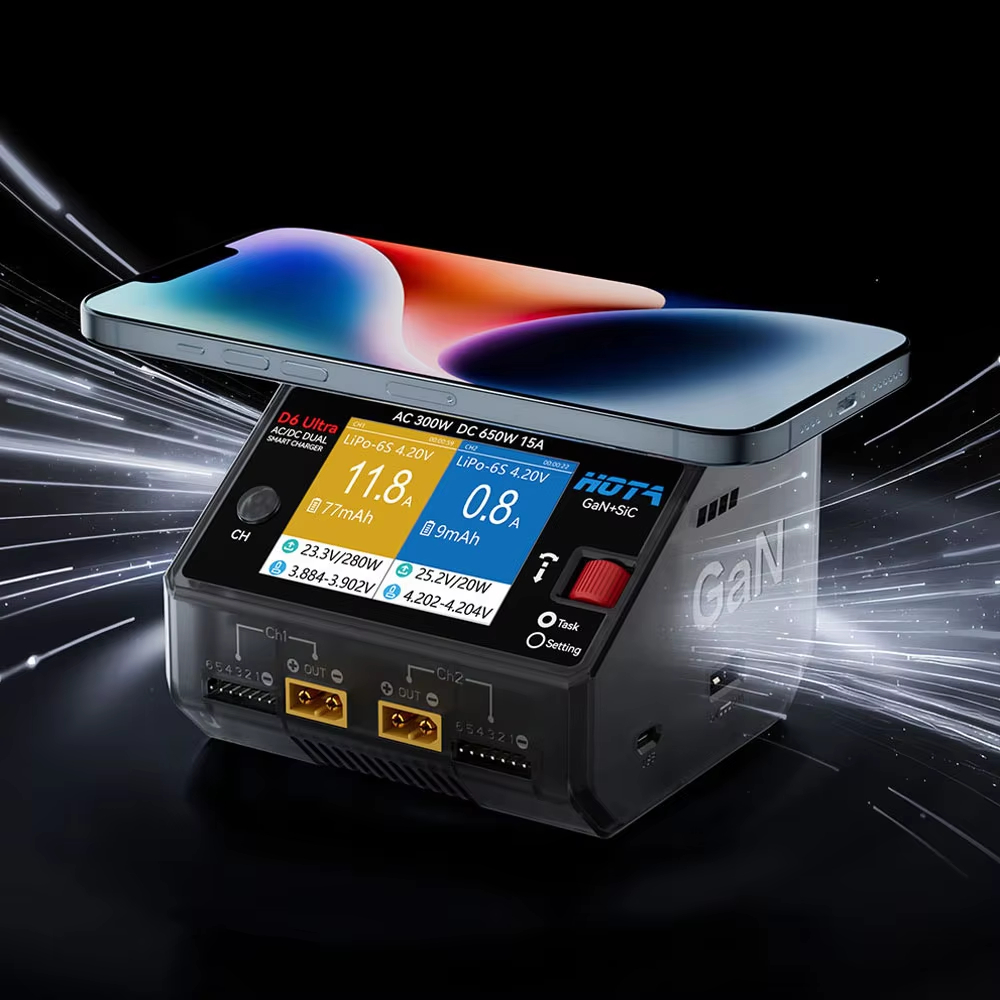 HOTA D6 Ultra GaN+SiC Dual Cha - Balance Charger Rc review and price