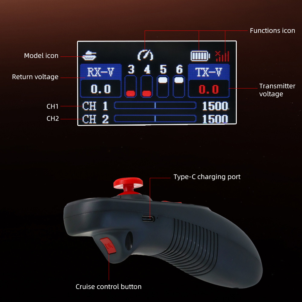 HOTRC DS-650 6CH 2.4G Radio Sy - Rc Transmitter review and price