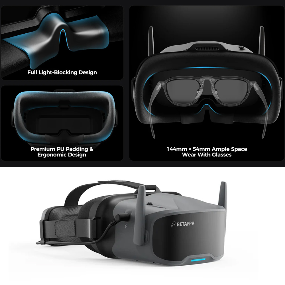 BETAFPV VR04 FPV Goggles HD Pr - Fpv Goggles review and price