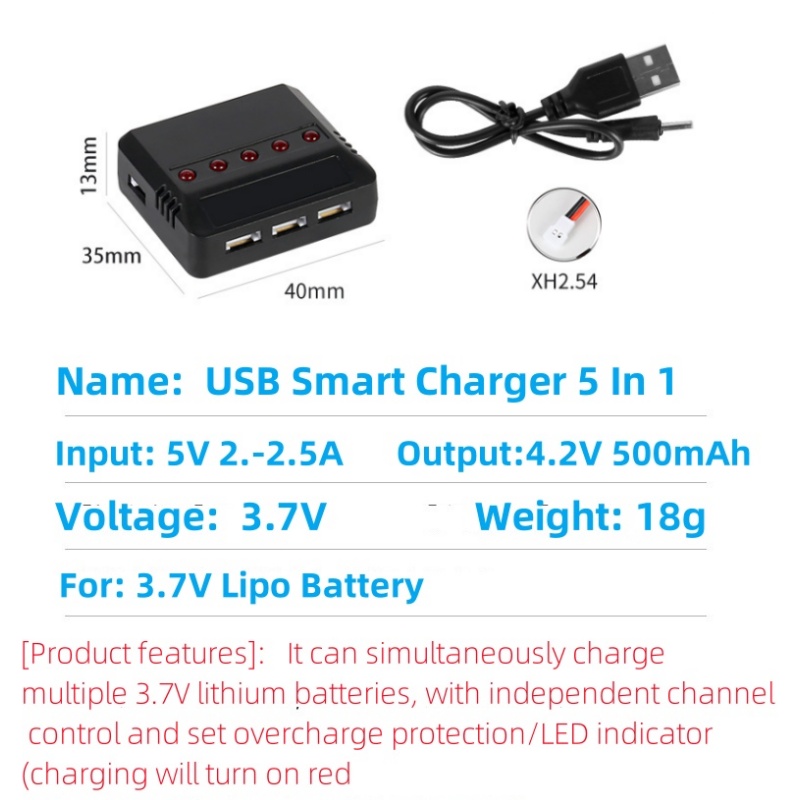 Syma X5HW X5HC X5C X5SW 3.7V 5 - Balance Charger Rc review and price