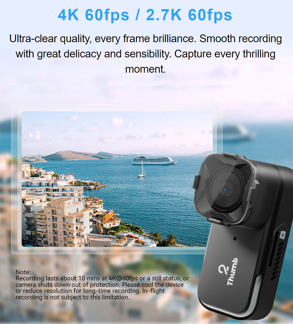 New Version RunCam Thumb 2 4K  - Runcam Camera review and price