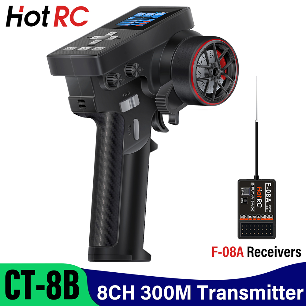 NEW HotRC CT-8B 8CH Radio Tran - Radio Transmitter 2.4Ghz review and price