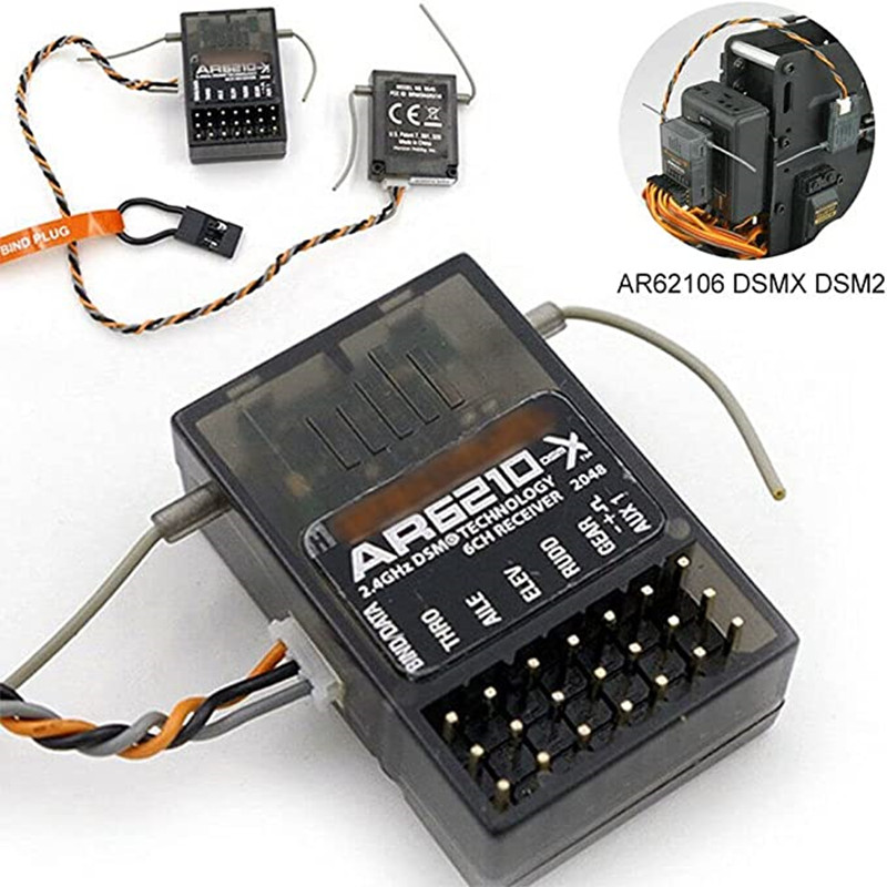 DSMX DSM2 AR6210 6CH 2.4GHz Re - Radio Transmitter 2.4Ghz review and price