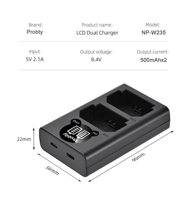 2200mAh NP-W235 NP W235 Batter - Drone With Camera review and price