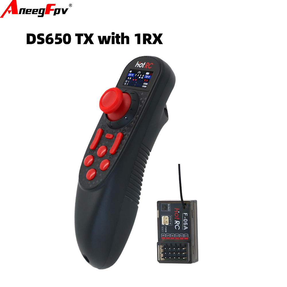 HOTRC Hot RC DS-650 DS 650 6CH - Radio Transmitter 2.4Ghz review and price