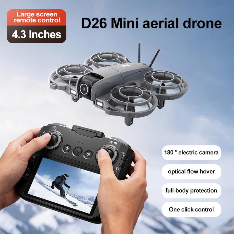 D26 Drone 4K Aerial HD 180° Ca - Brushed Drone Motor review and price