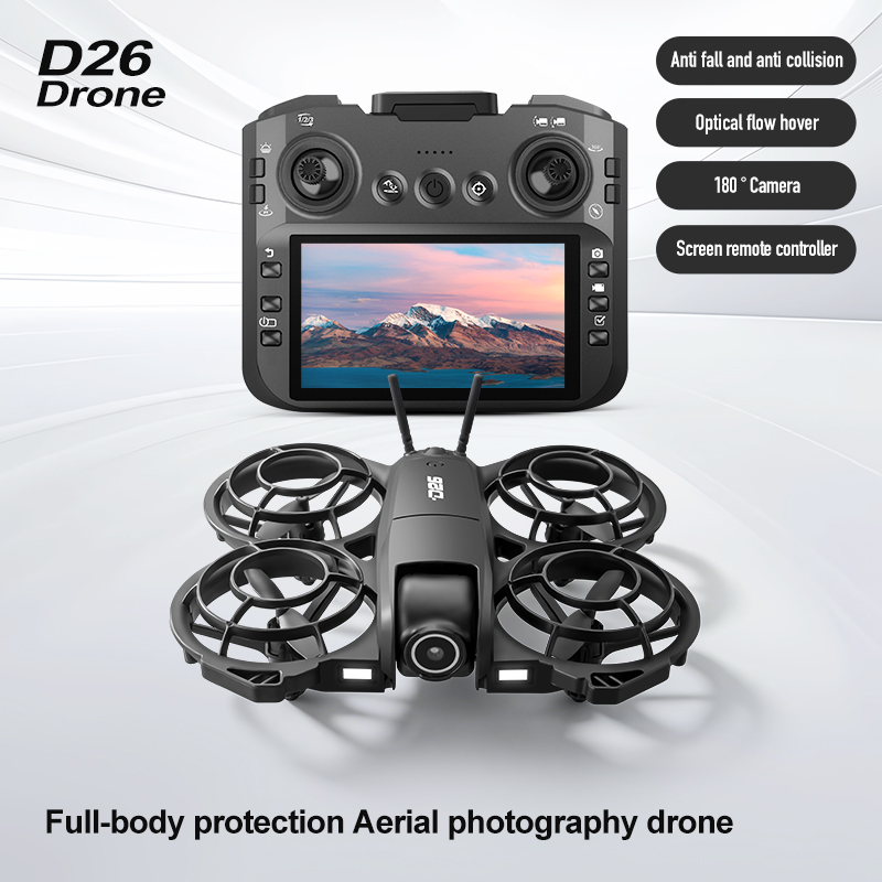 D26 Drone 4K Aerial HD 180° Ca - Brushed Drone Motor review and price