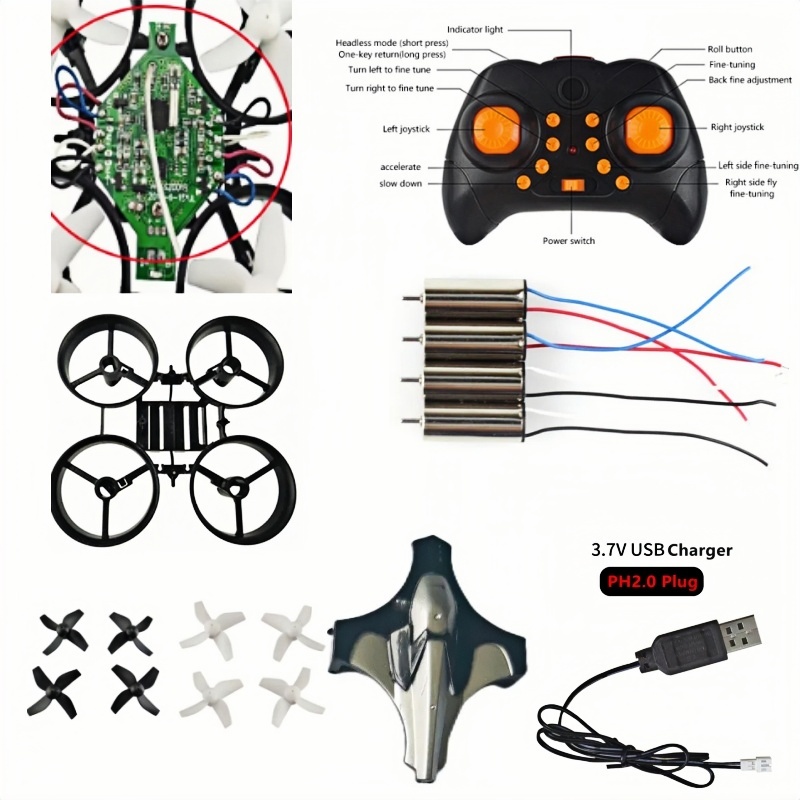 Complete DIY Drone Kit 2.4G 6A - Brushed Drone Motor review and price