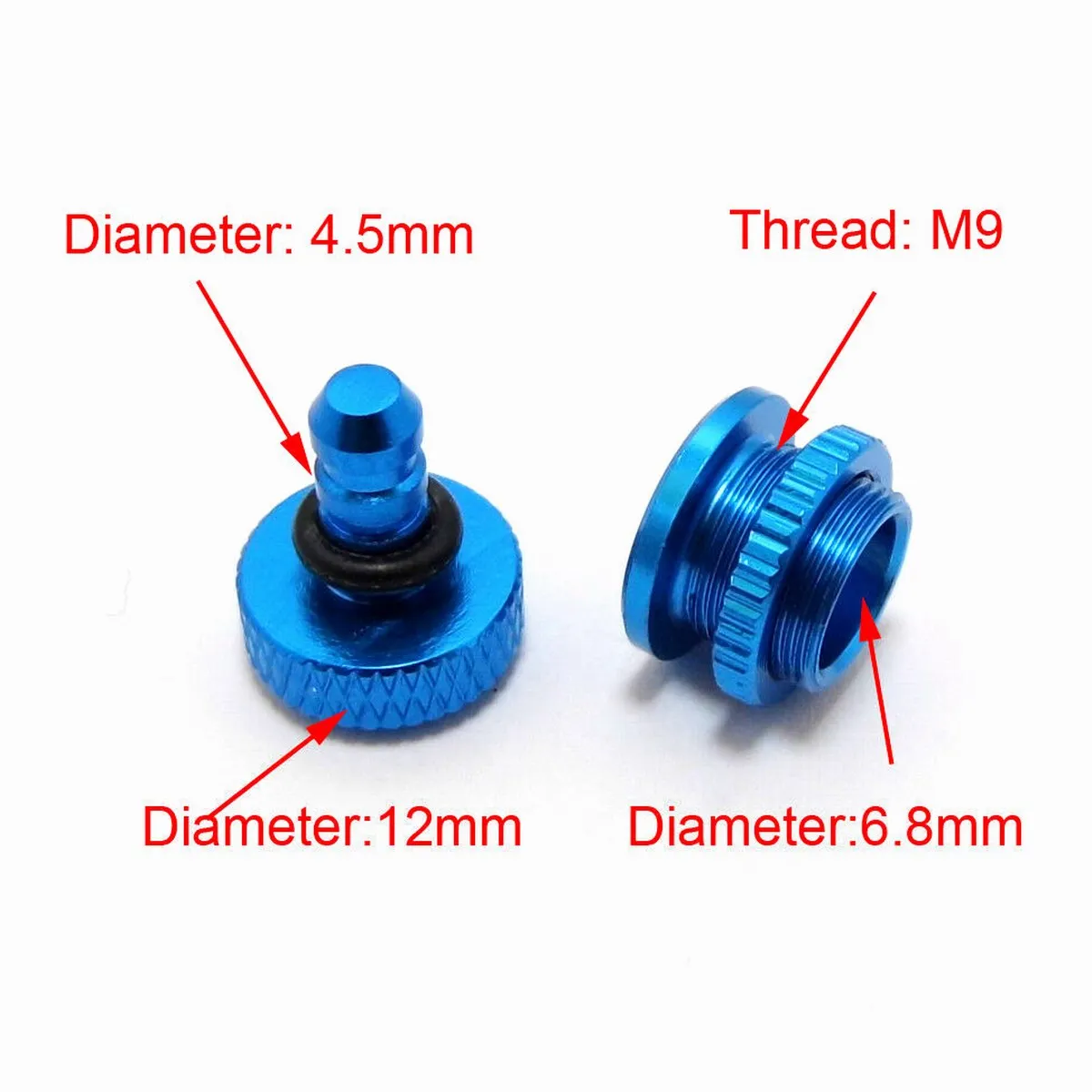 2pcs KUZA CNC Alloy Fuel Fille - Smoke Stopper review and price