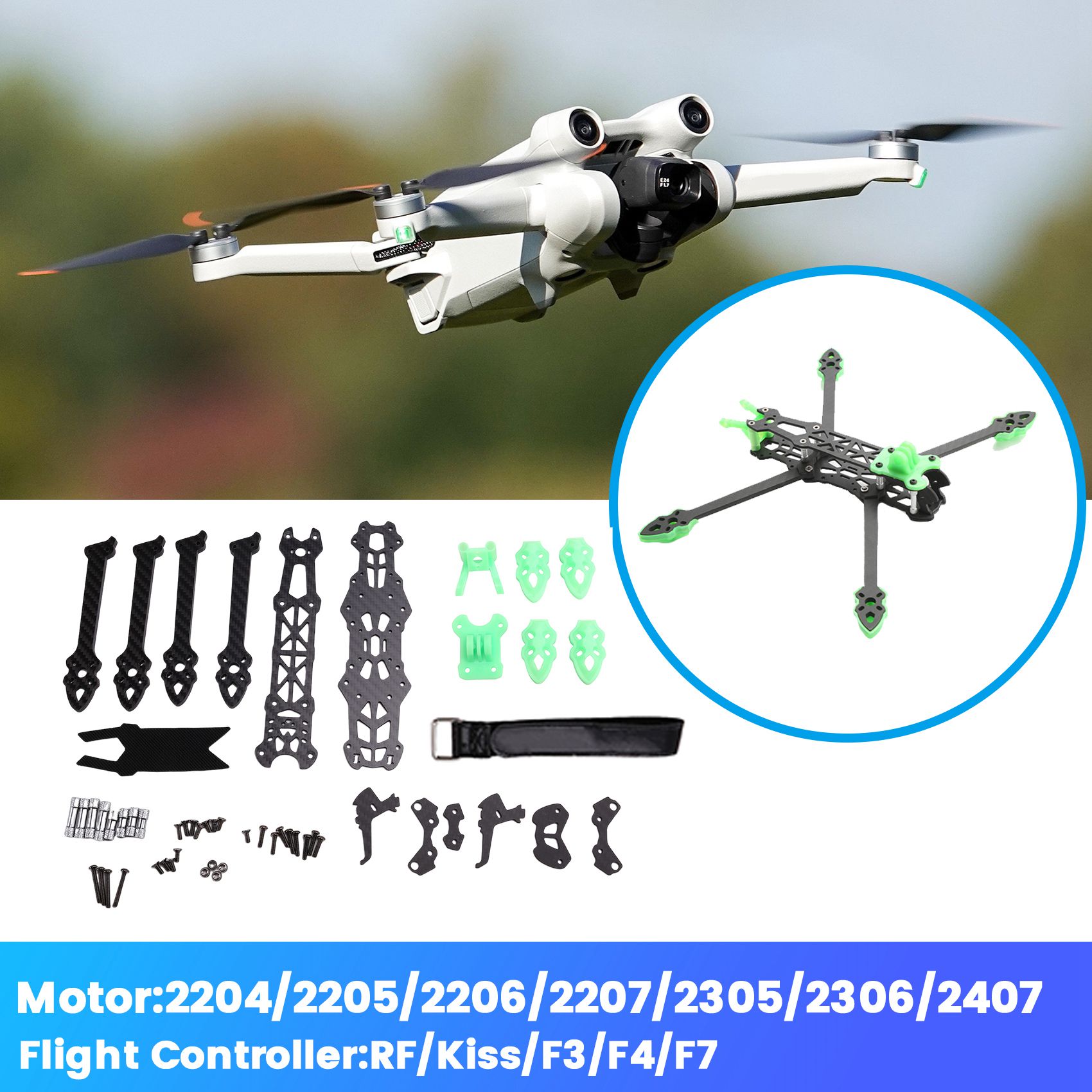YSUN-MARK4-HD Mark 4 HD 5Inch  - Carbon Fiber Drone Frame review and price
