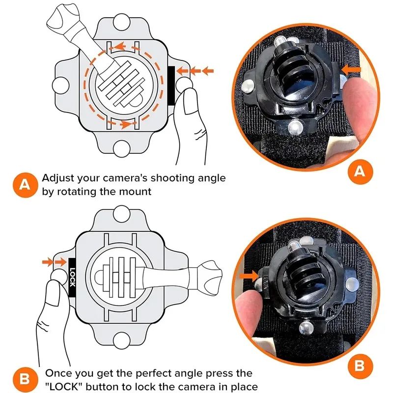 360° Rotatable Wrist Strap Mou - Runcam Camera review and price