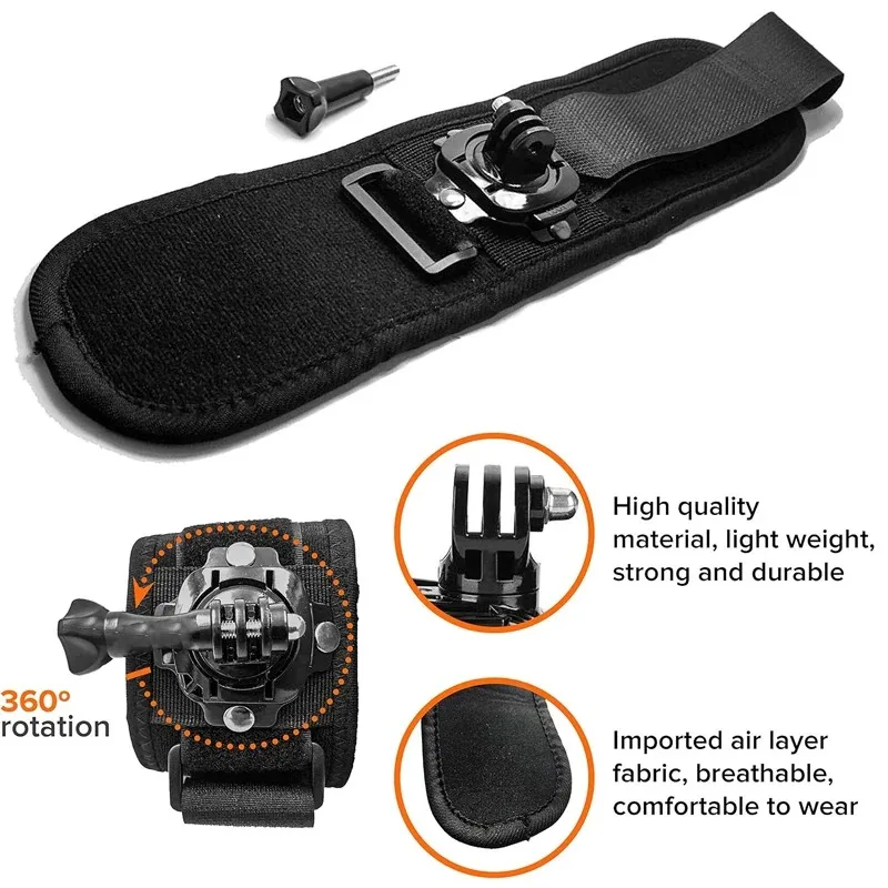 360° Rotatable Wrist Strap Mou - Runcam Camera review and price