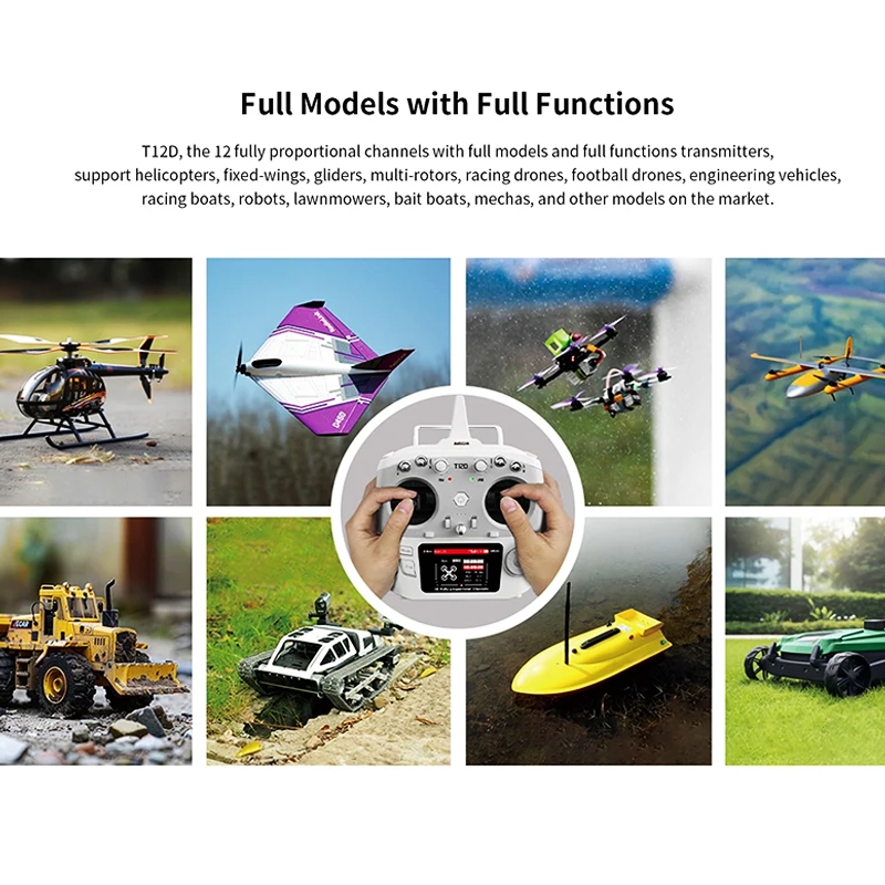 RadioLink T12D 12-Channel 2.4G - Radio Transmitter 2.4Ghz review and price