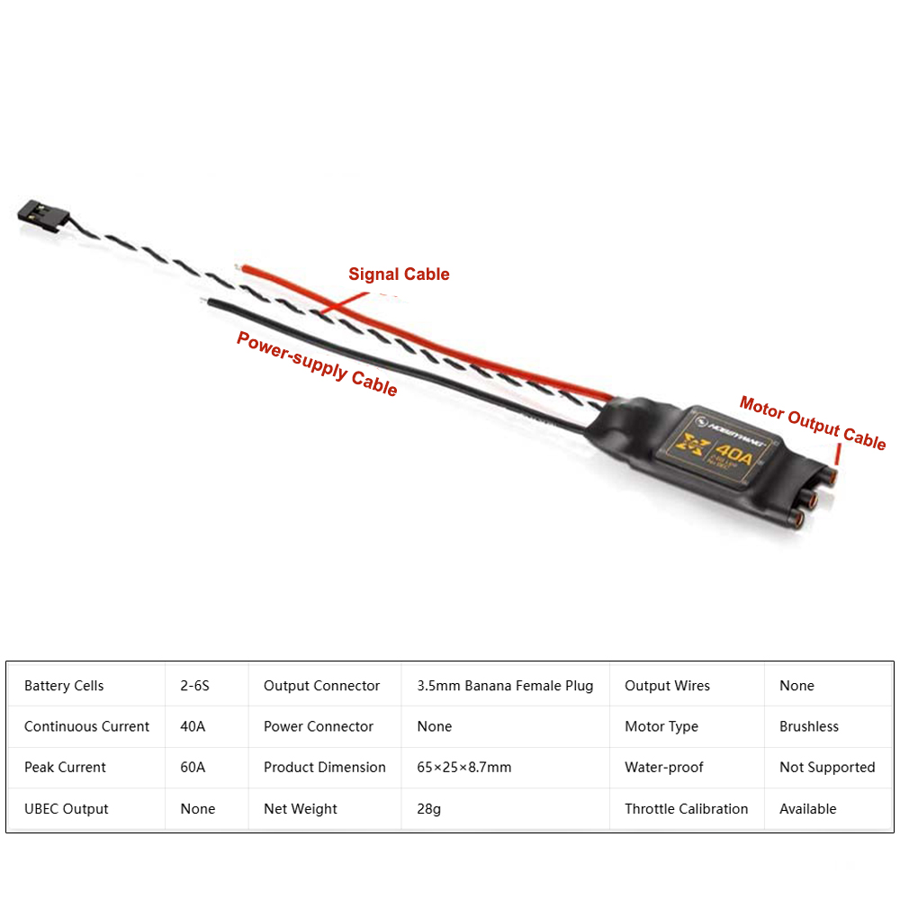 Hobbywing XRotor 40A Brushless - 4 In 1 Esc review and price