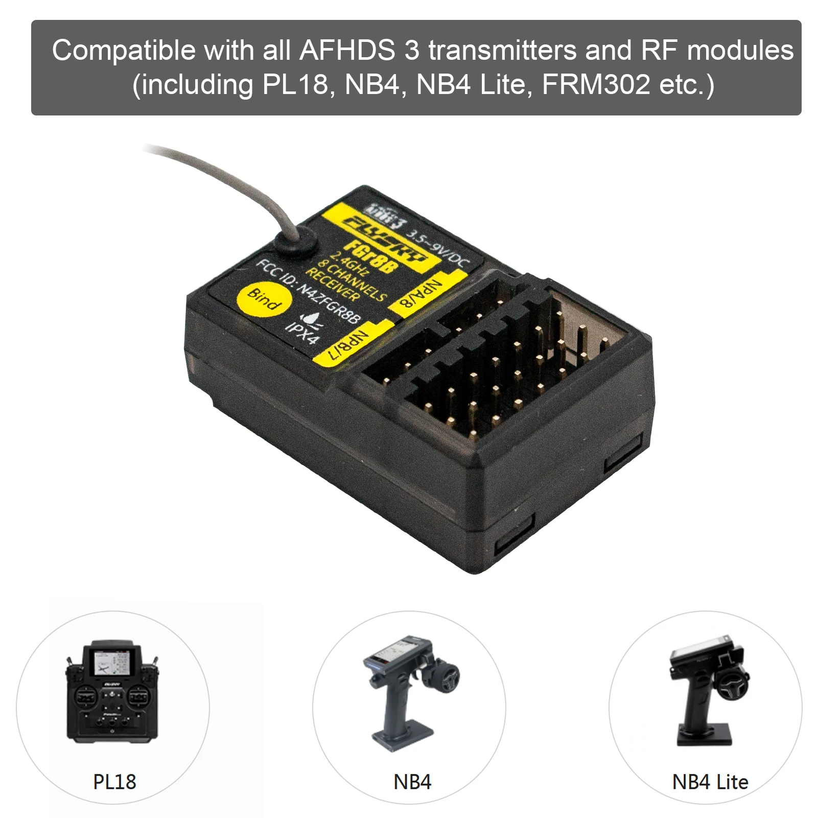 FLYSKY FGR8B PWM/ PPM/ i-bus O - Flysky Transmitter review and price