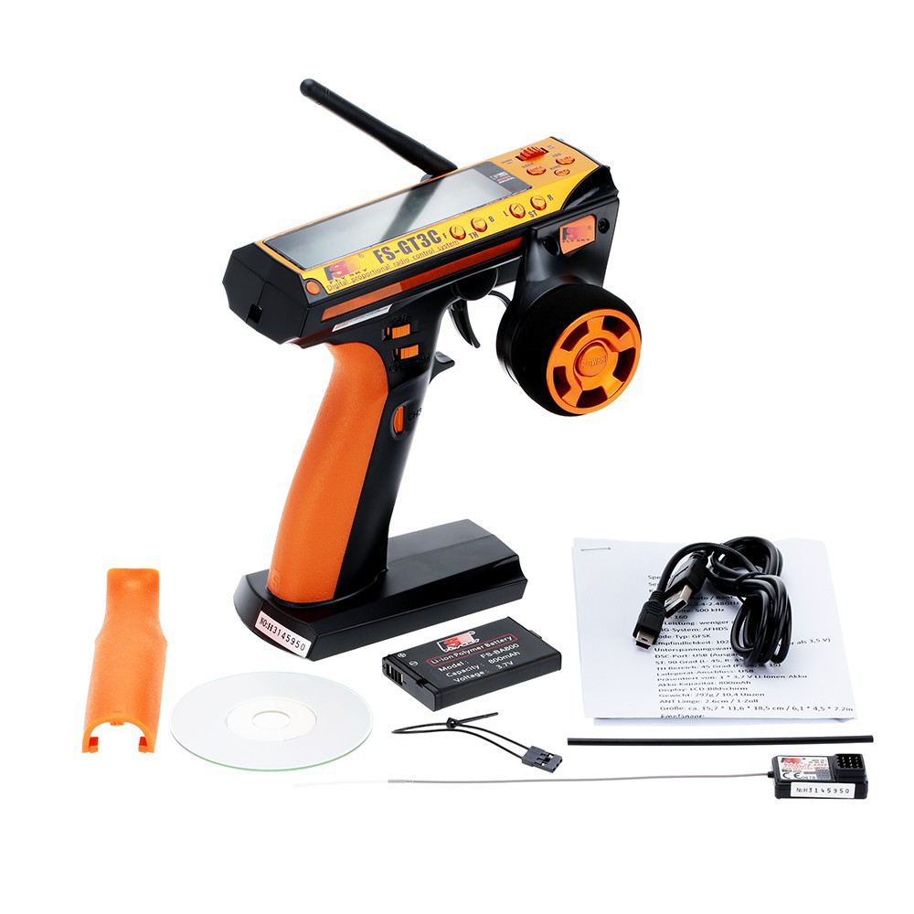 Flysky FS-GT3C 2.4Ghz 3CH Remo - Radio Transmitter 2.4Ghz review and price