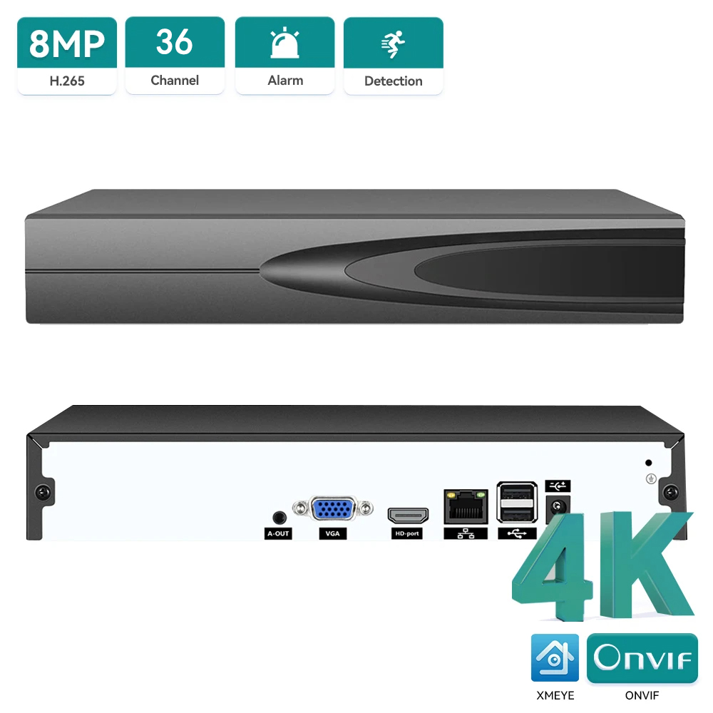 4K ONVIF CCTV NVR 36CH/16CH/10 - Hd Zero Camera review and price