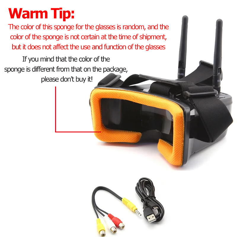 VR009 FPV Video Goggles 3Inch  - Fpv Goggles review and price