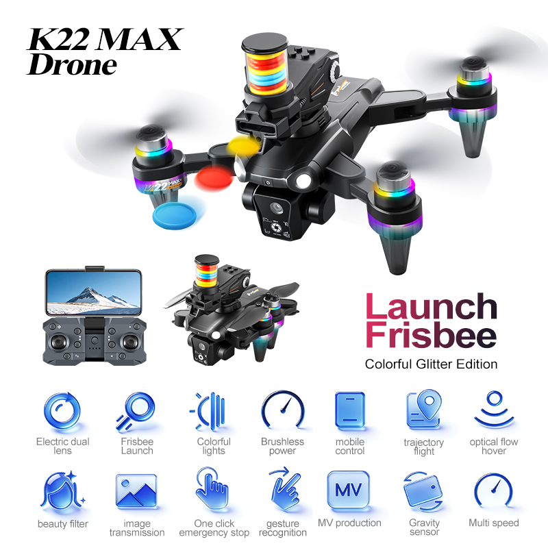 JCMO K22 MAX Frisbee Launch Dr - Brushed Drone Motor review and price